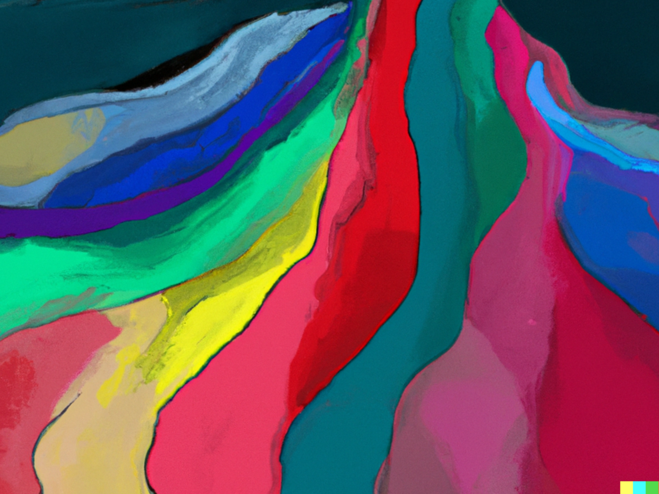 Bunte Streifen